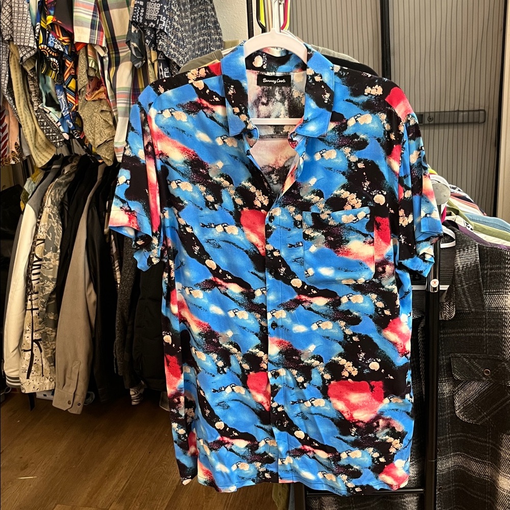 Barney Cools short sleeve button down shirt